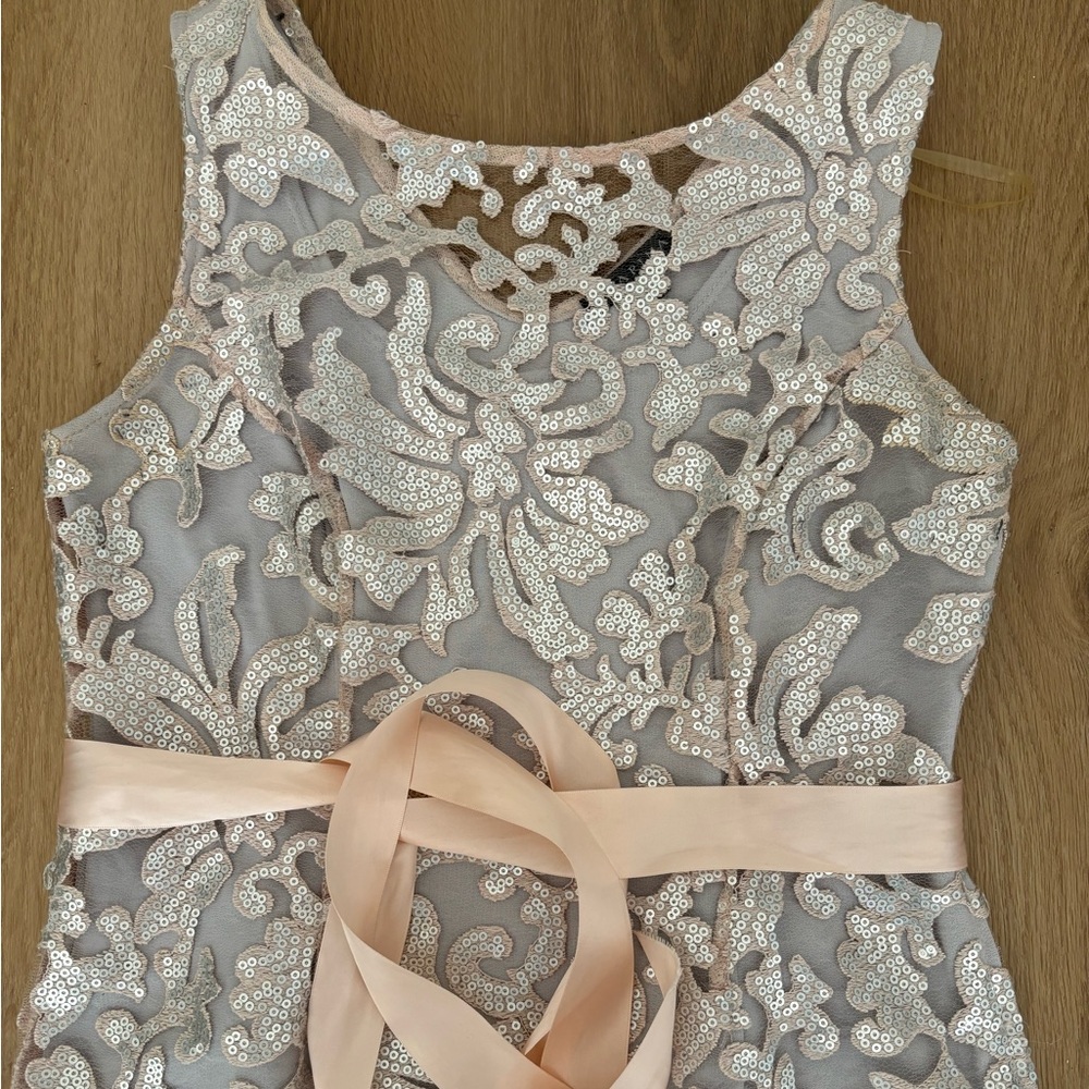 Sequence top with pink sash